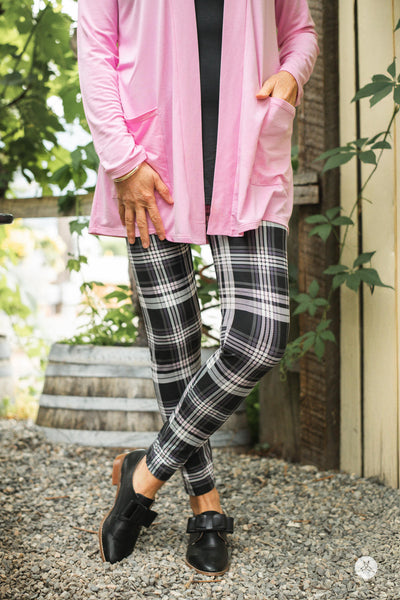 Pretty Posh - Plaid Leggings