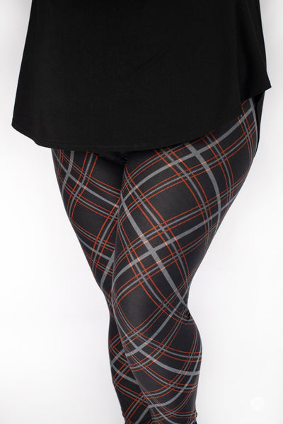 Orange You Plaid - Signature Leggings
