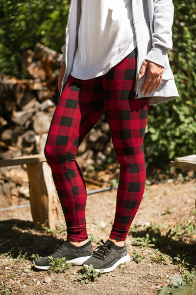 Ember - Plaid Leggings