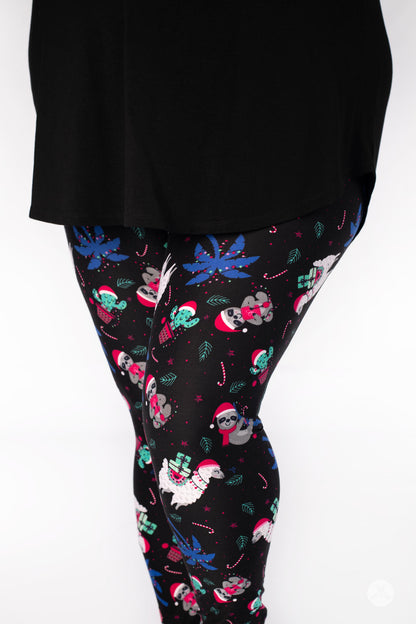 Deck The Palms Leggings