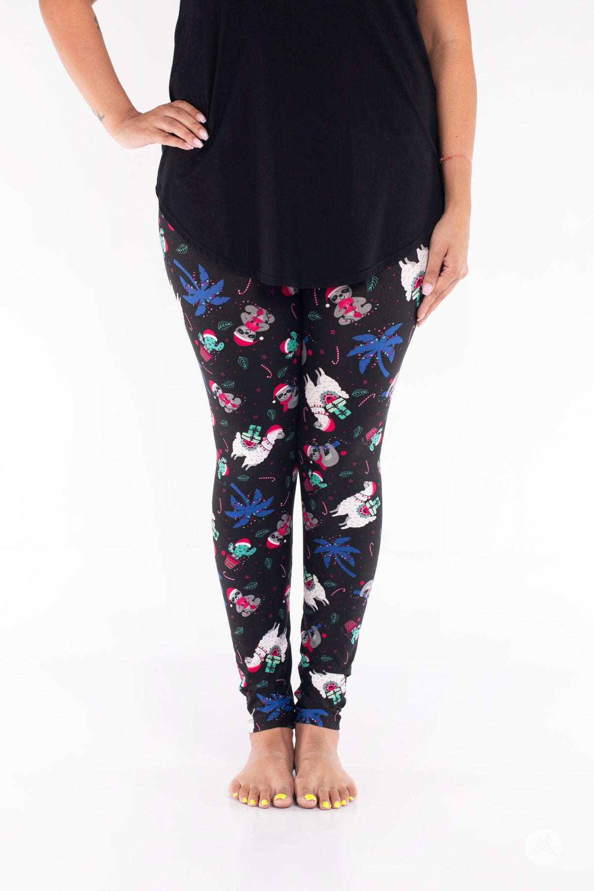 Deck The Palms Leggings