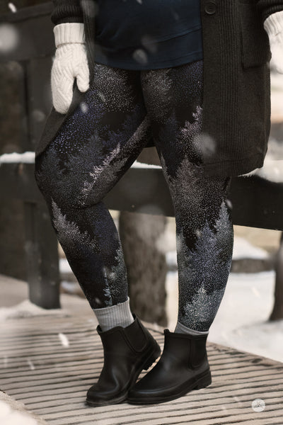 Frosted Forest - Women Winter Leggings