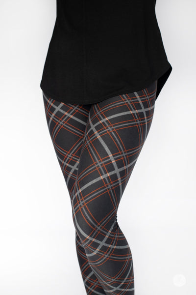 Orange You Plaid - Signature Leggings