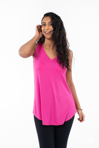 V-Neck Swing Tank - Tops & Tanks