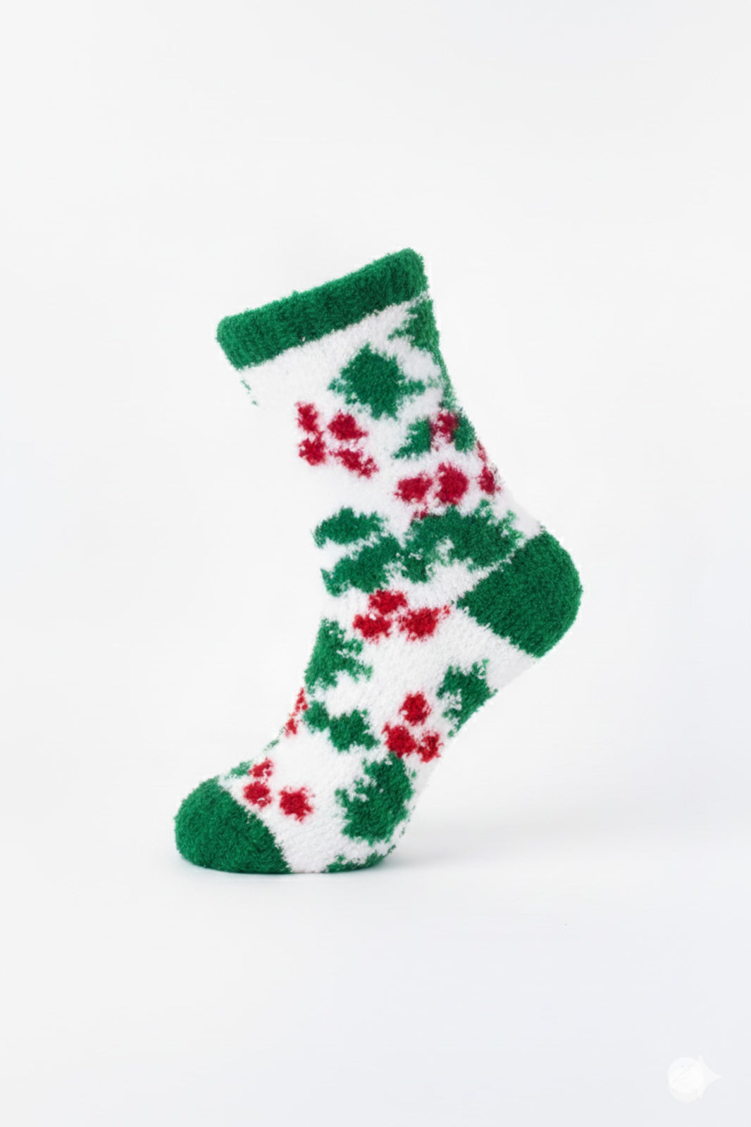 Fuzzy Festive Sock