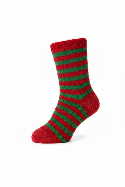 Fuzzy Festive Sock