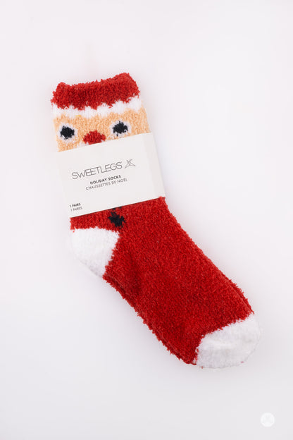 Fuzzy Festive Sock