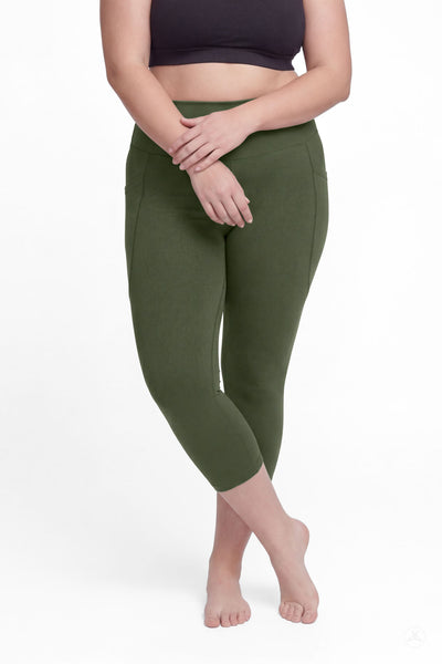 Cedar High-Waisted Pocket Crops - Pocket Leggings + Crops