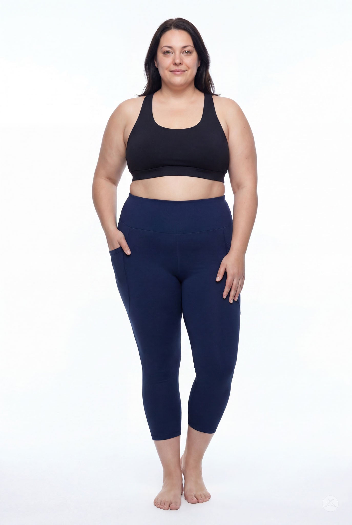 Still Water High-Waisted Pocket Crops