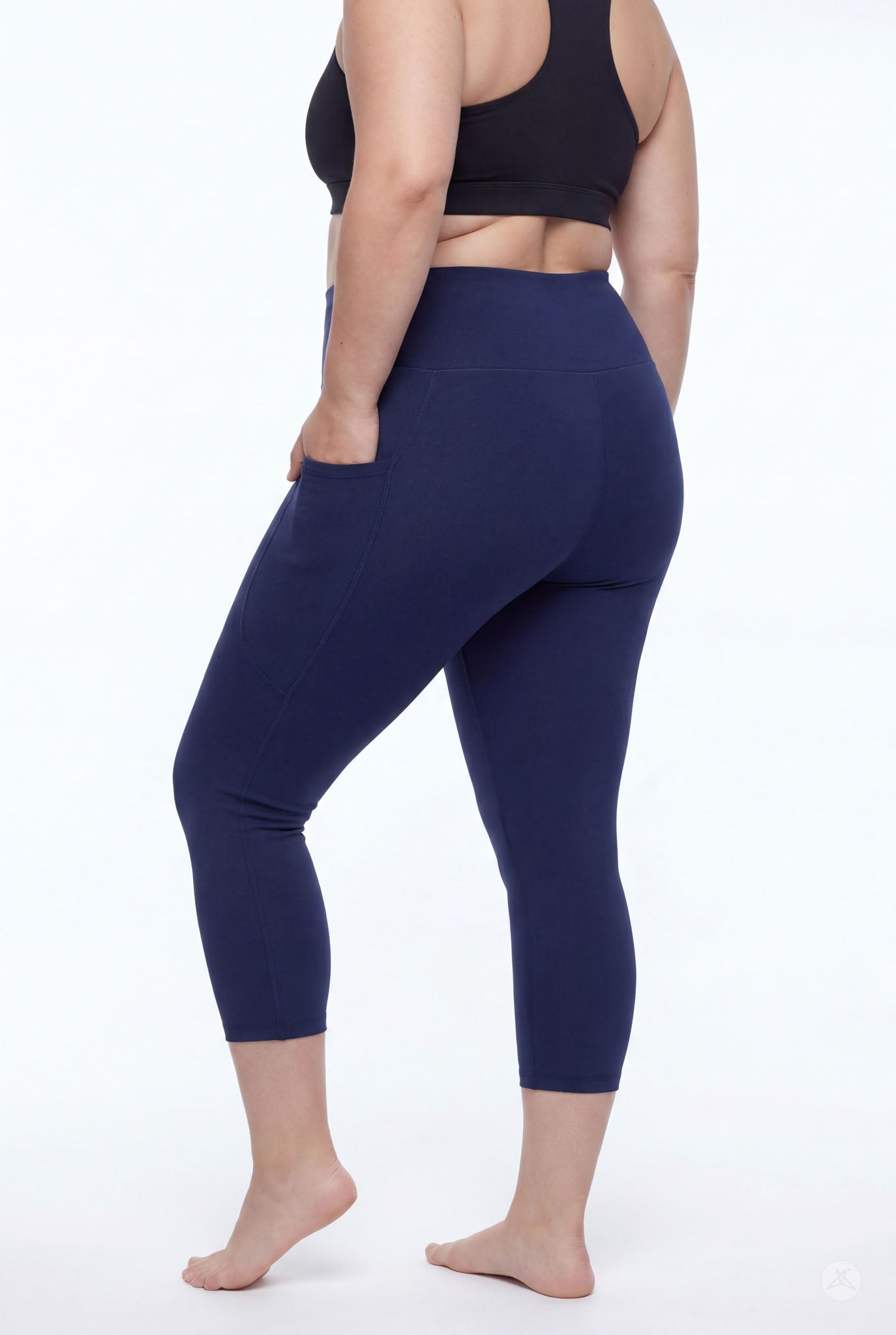 Still Water High-Waisted Pocket Crops