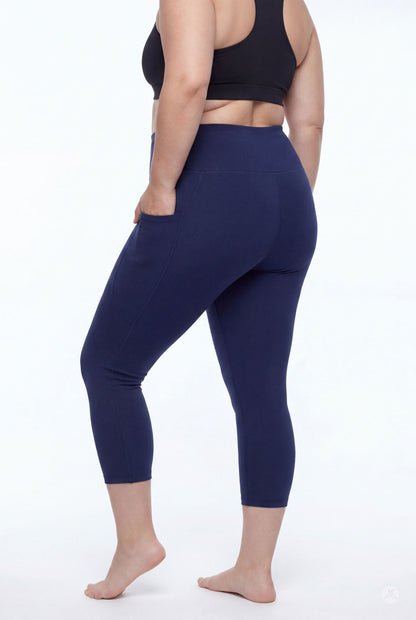 Still Water High-Waisted Pocket Crops