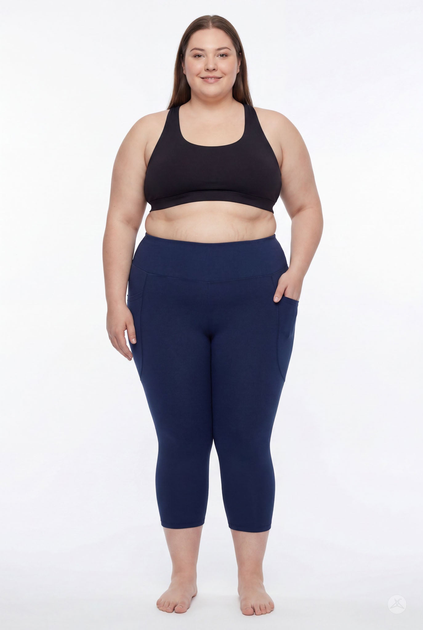 Still Water High-Waisted Pocket Crops