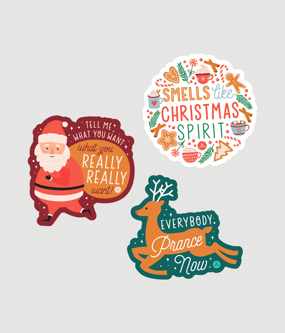 Smells Like Christmas Spirit Sticker Pack