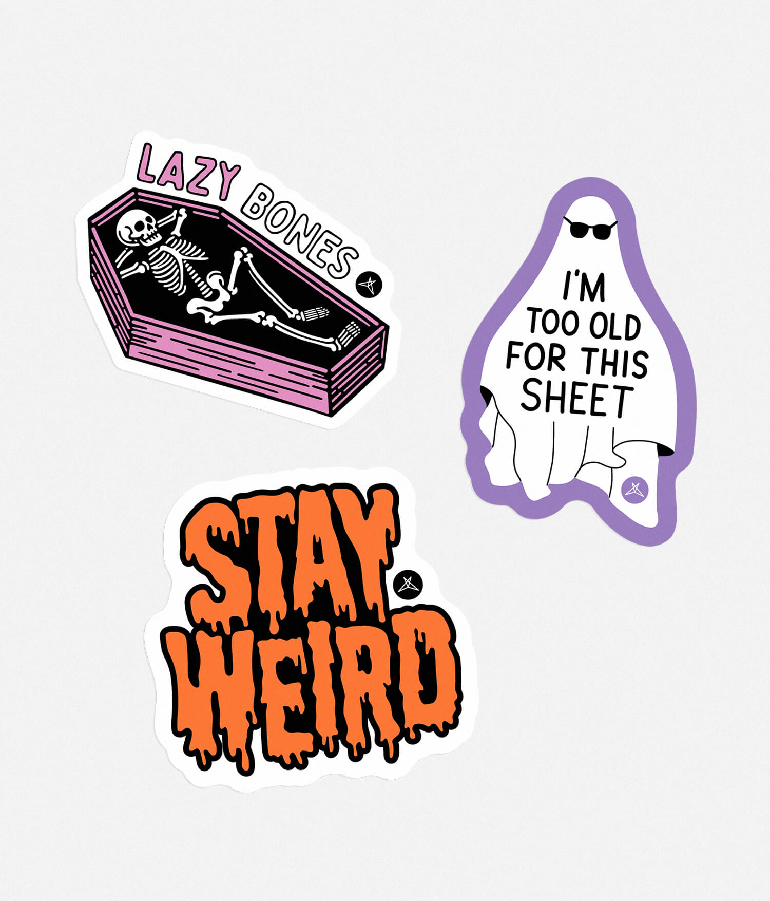 Lazy Bones Sticker Pack