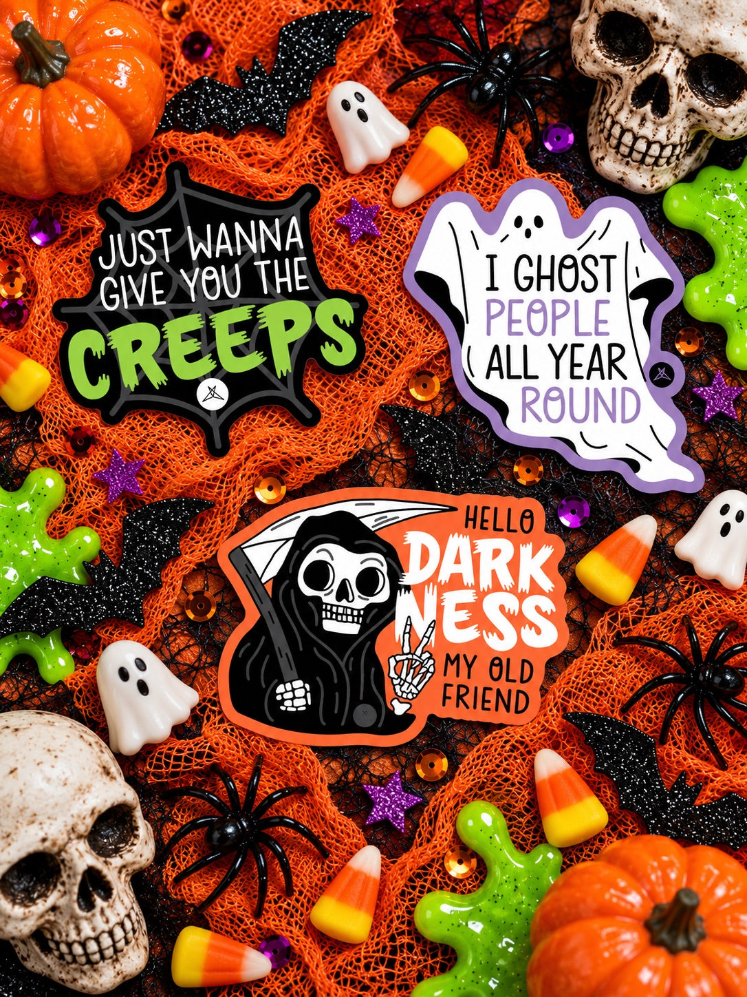 Hello Darkness Sticker Pack