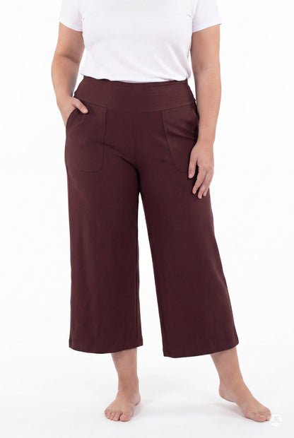 High-Waist Wide Leg Crops