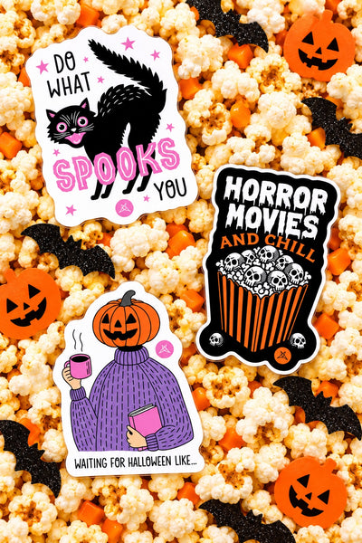 Horror Movies And Chill Sticker Pack - 
