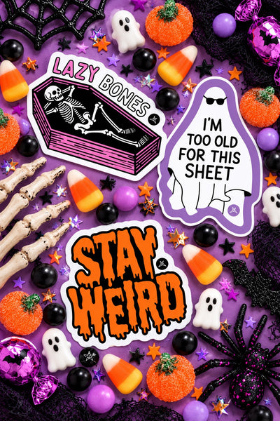 Lazy Bones Sticker Pack - 