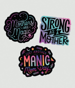 Strong as a Mother Sticker Pack