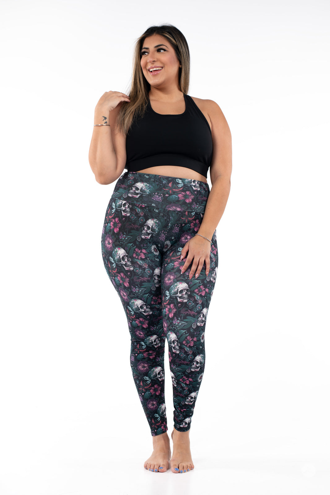 Eternal Blossom High-Waisted Leggings
