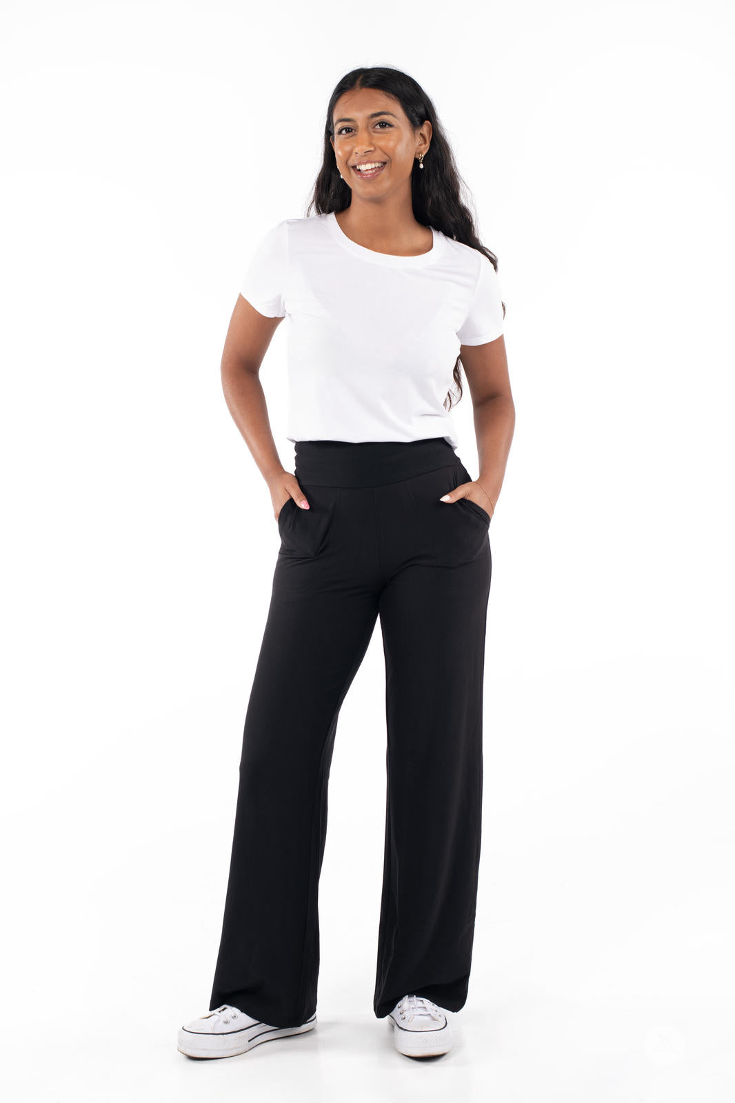 High-Waist Wide Leg Pants