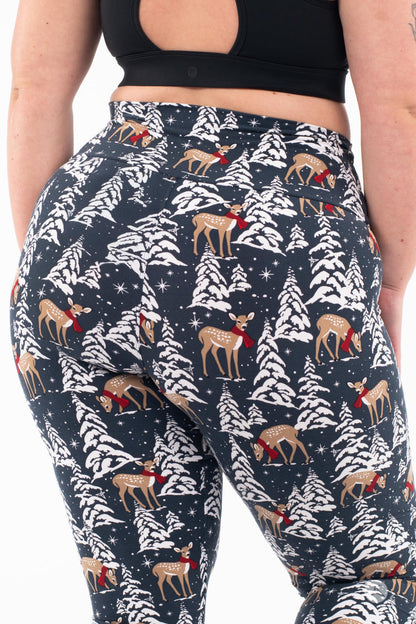 Snow Cute High-Waisted Leggings