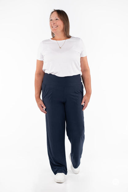 High-Waist Wide Leg Pants