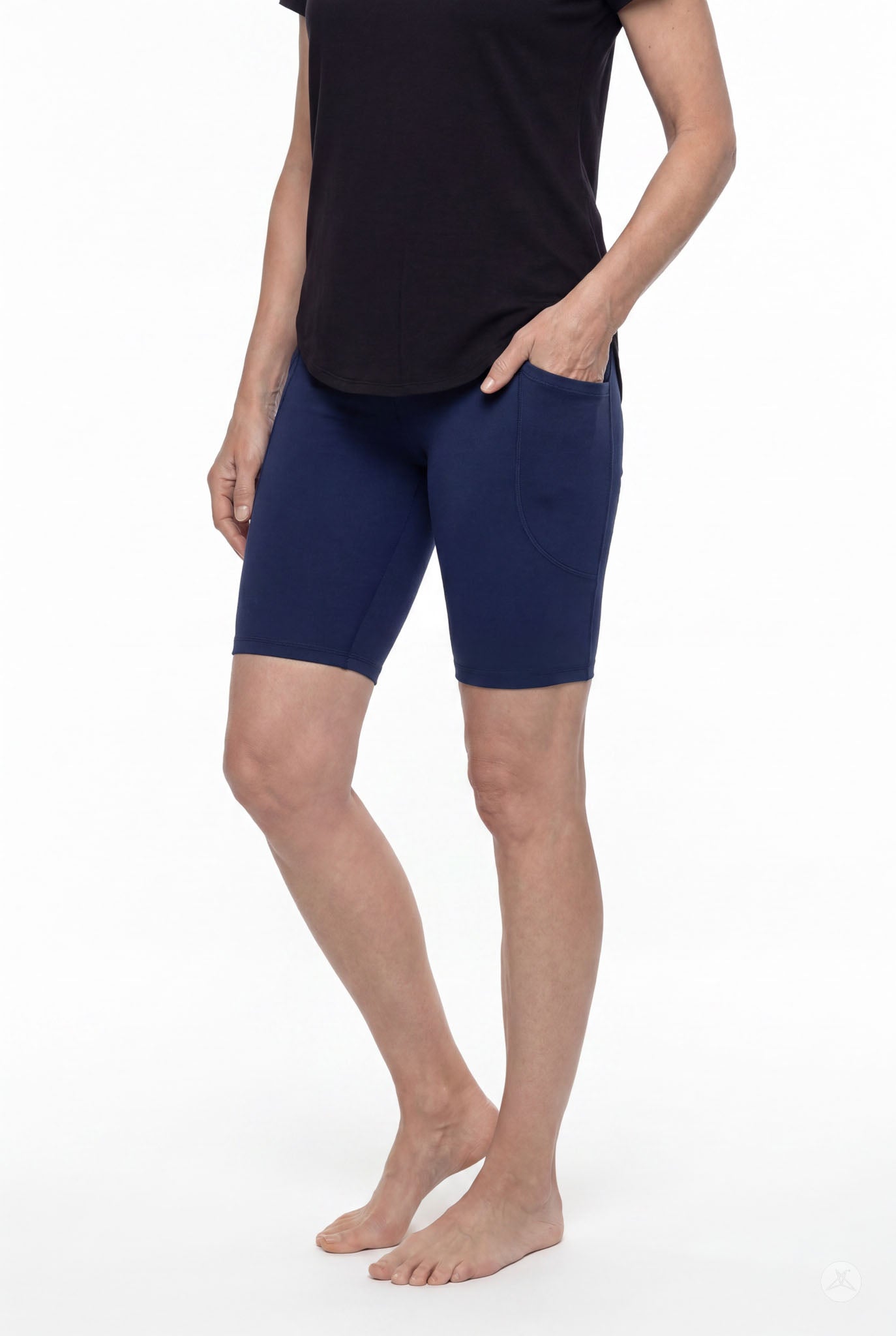 Still Water Pocket Biker Shorts