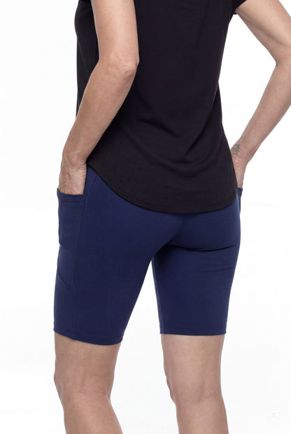 Still Water Pocket Biker Shorts