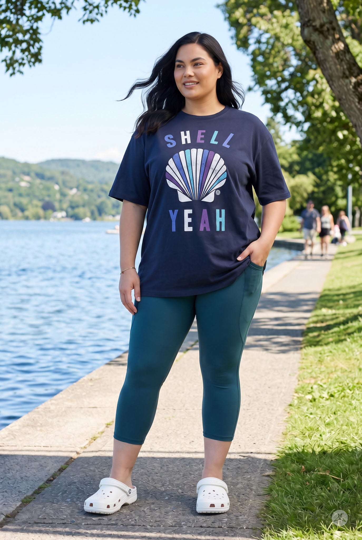 Deep Teal Pocket Crops