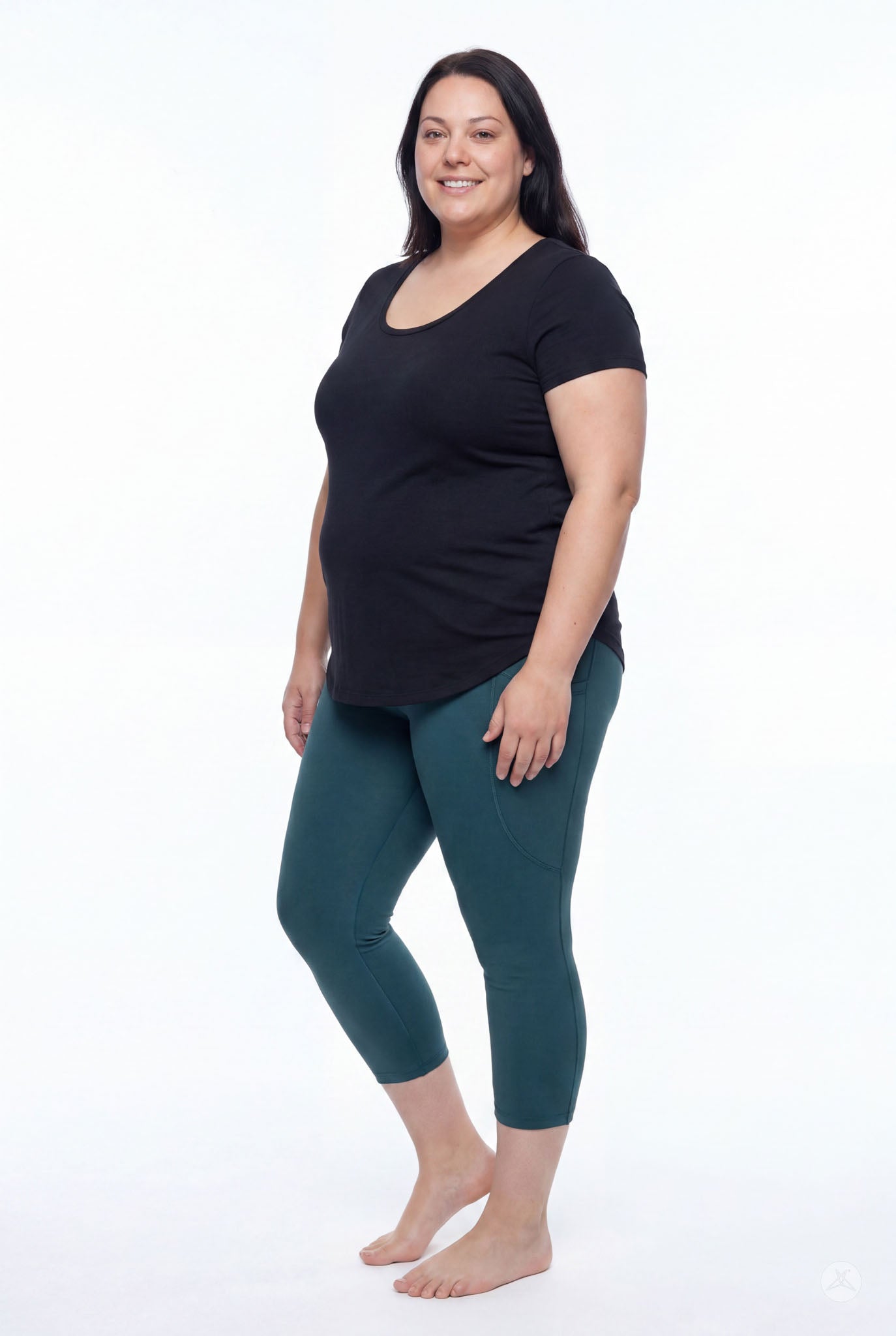 Deep Teal Pocket Crops