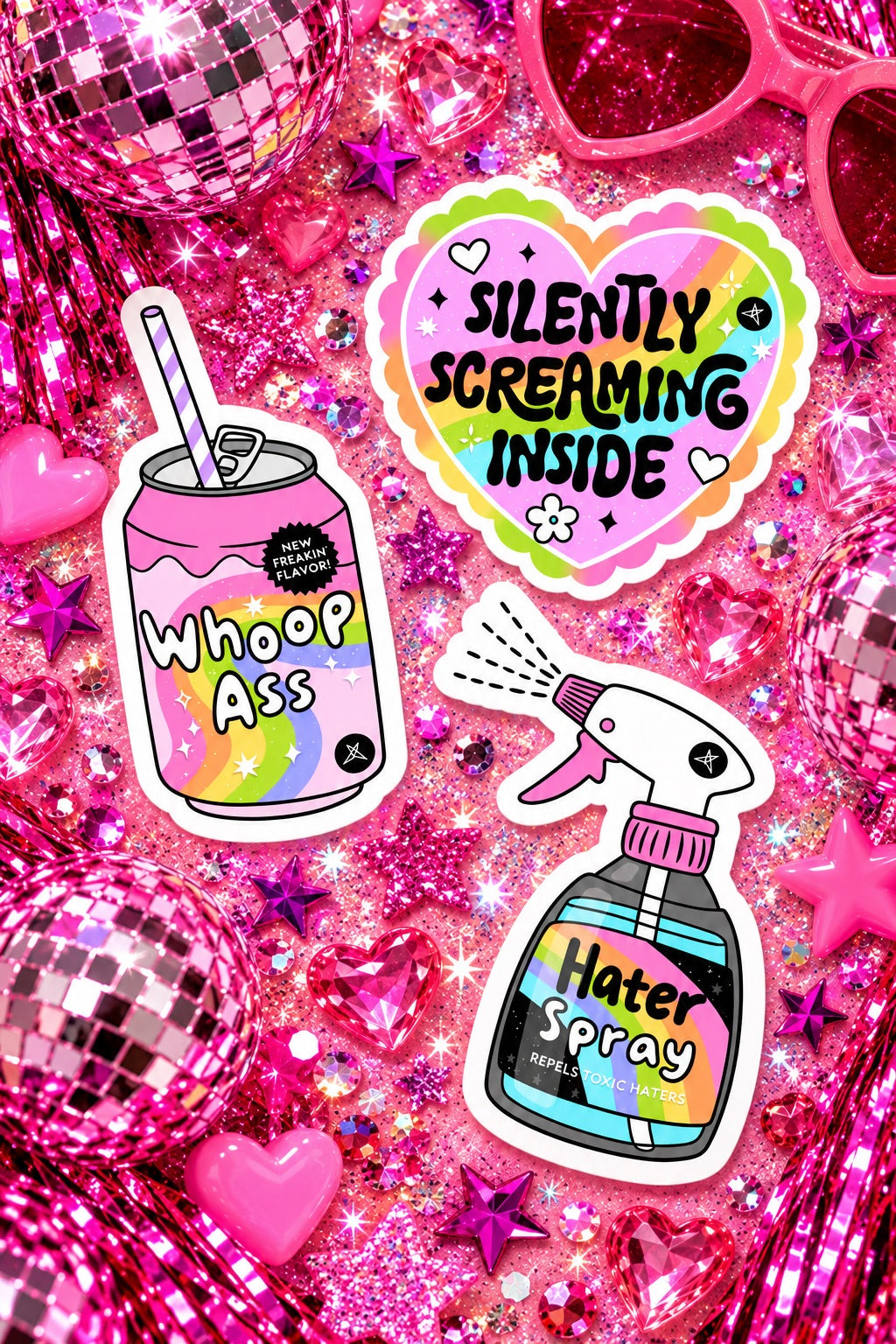 Sassy Survival Kit Sticker Pack
