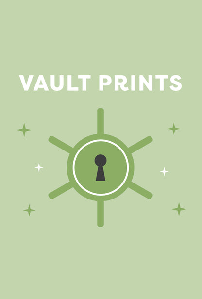 SweetLegs Vault - High-Waisted Leggings logo featuring a stylized safe dial with keyhole and star accents on green background