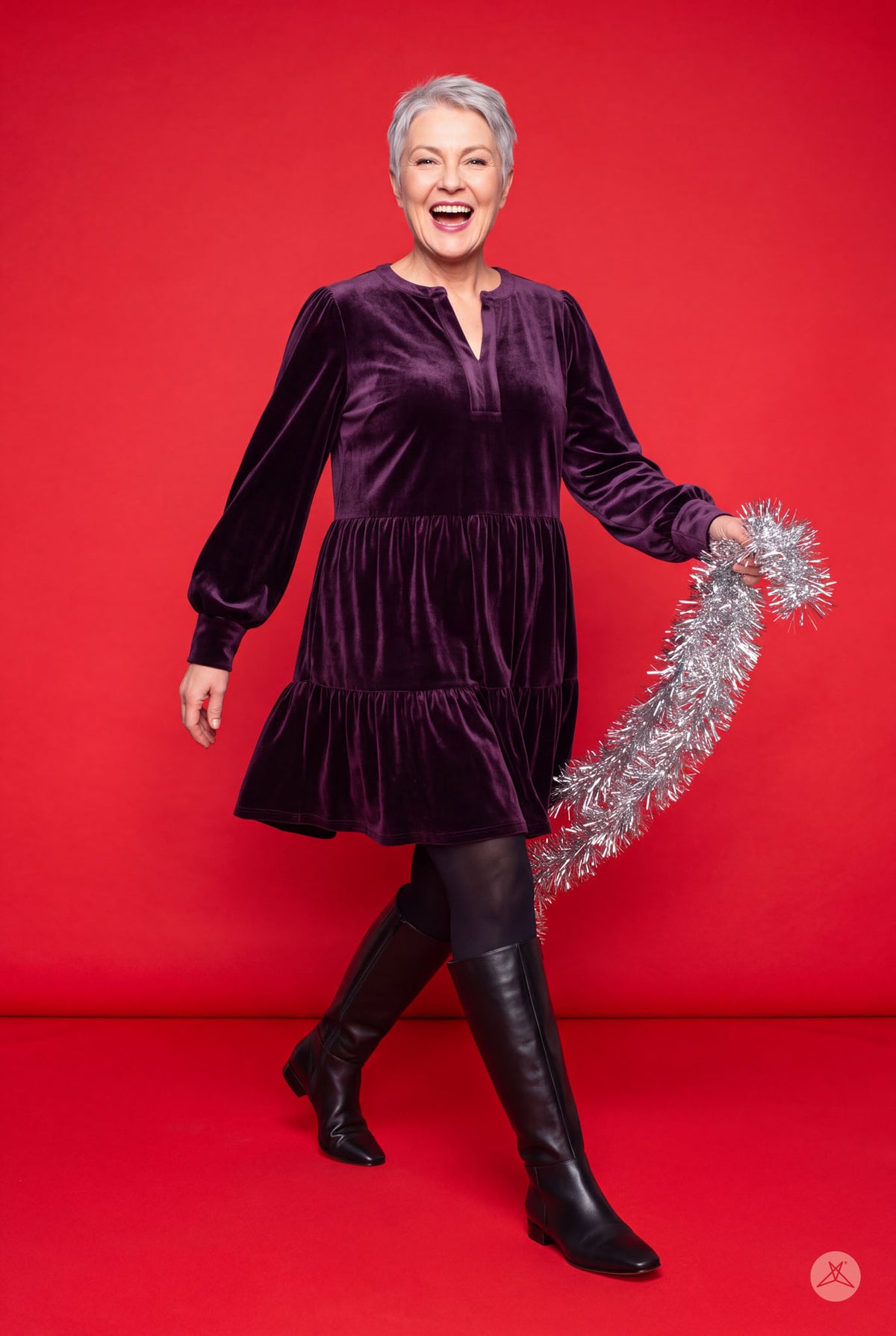 Velour Party Dress