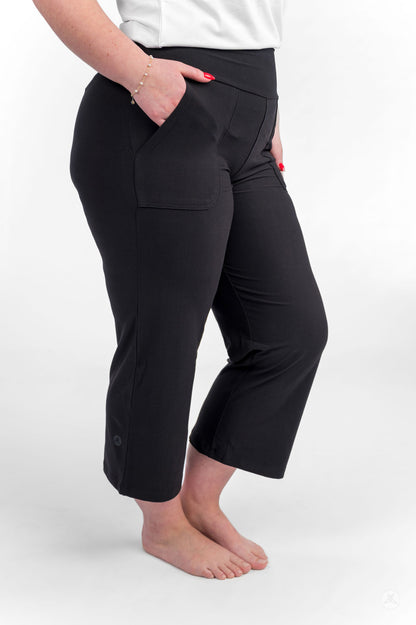 High-Waist Wide Leg Crops