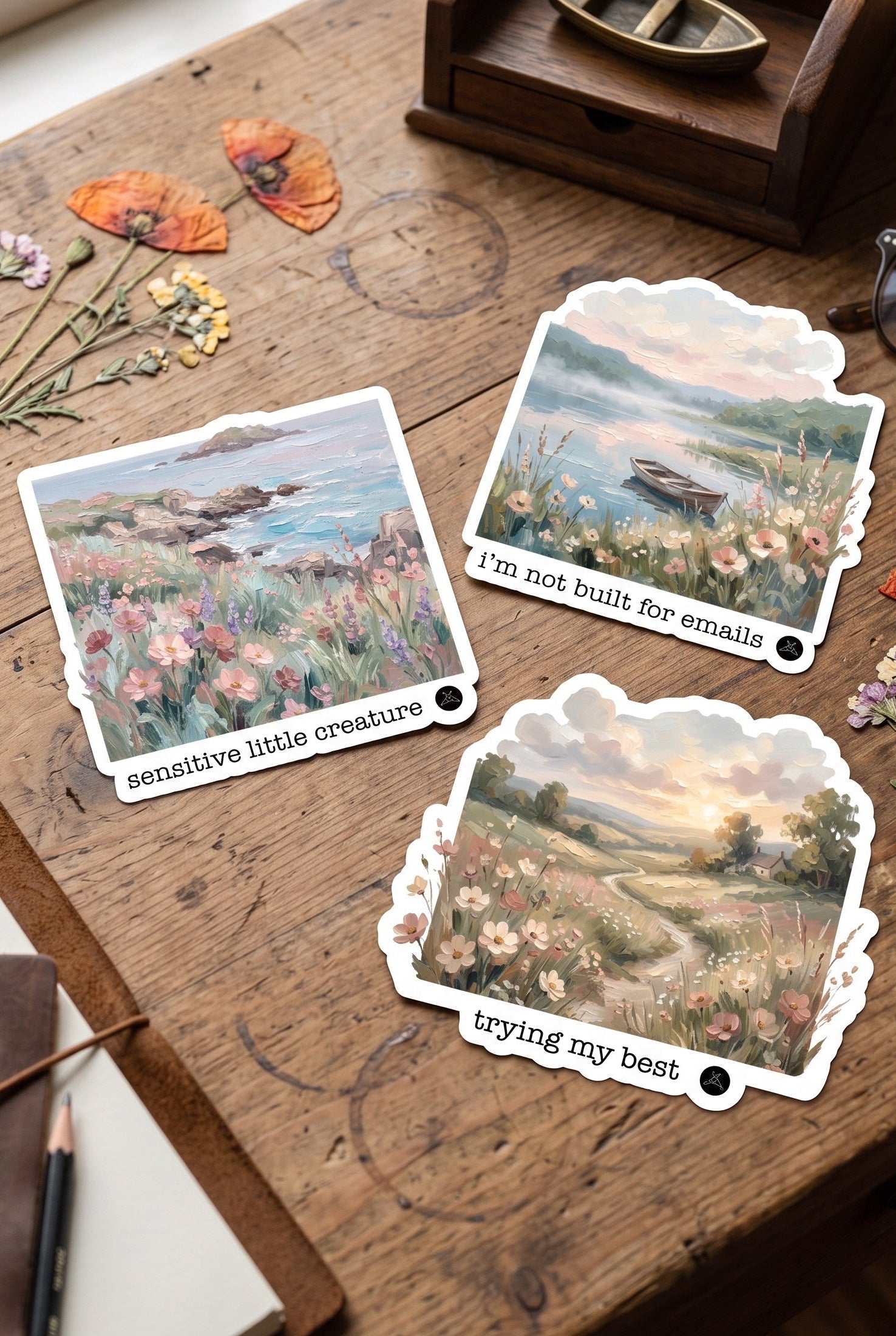 Professionally Overwhelmed Sticker Pack