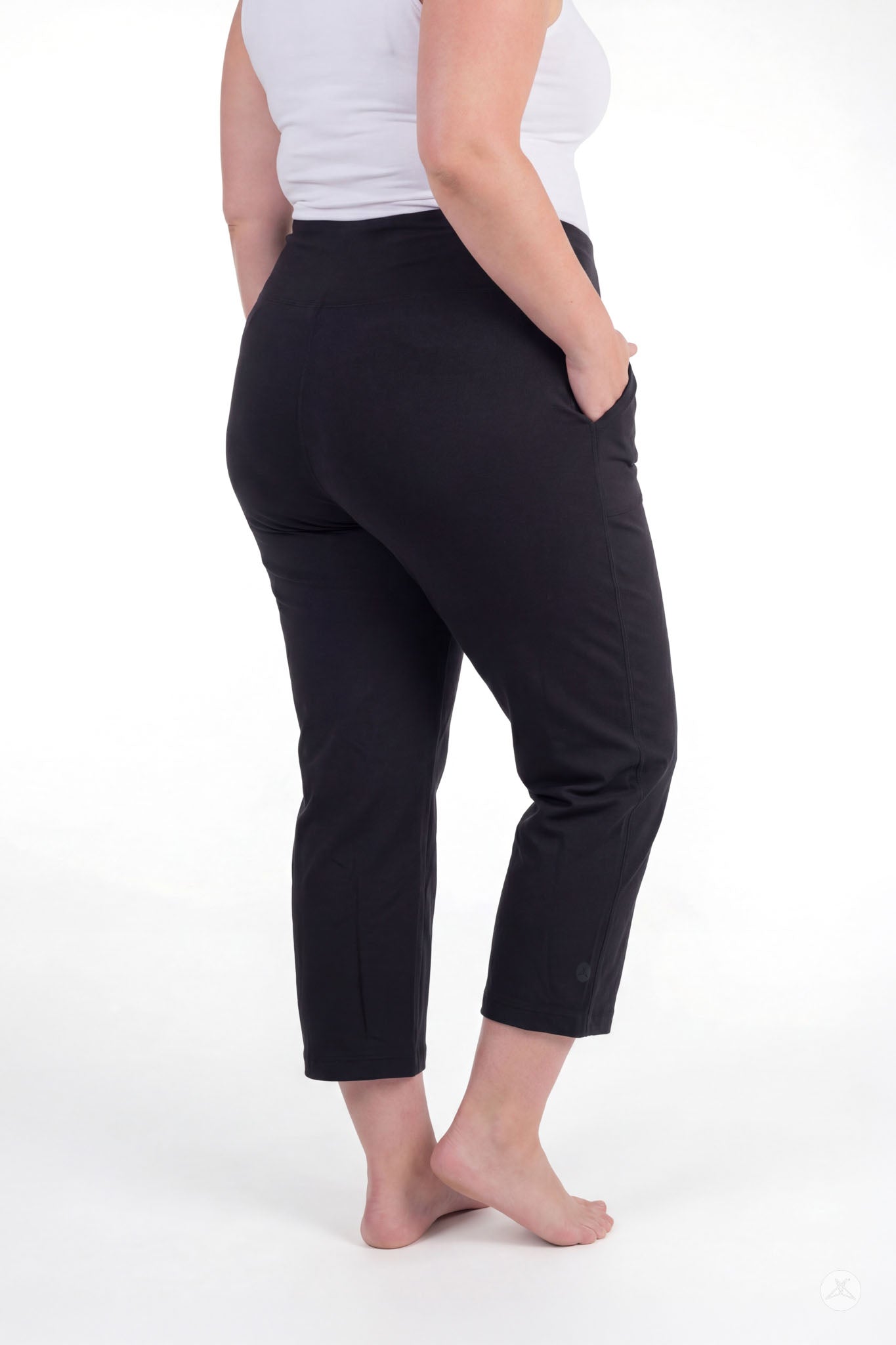 High-Waist Wide Leg Crops