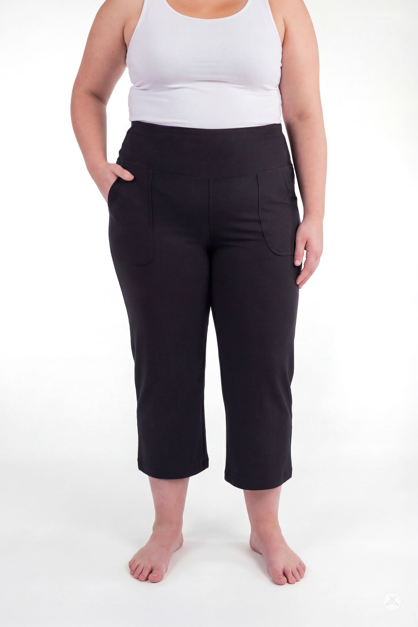 High-Waist Wide Leg Crops