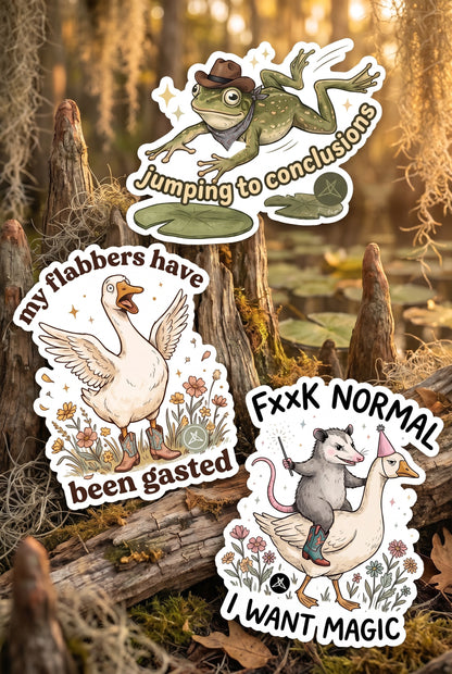 Feral Feelings Club Sticker Pack