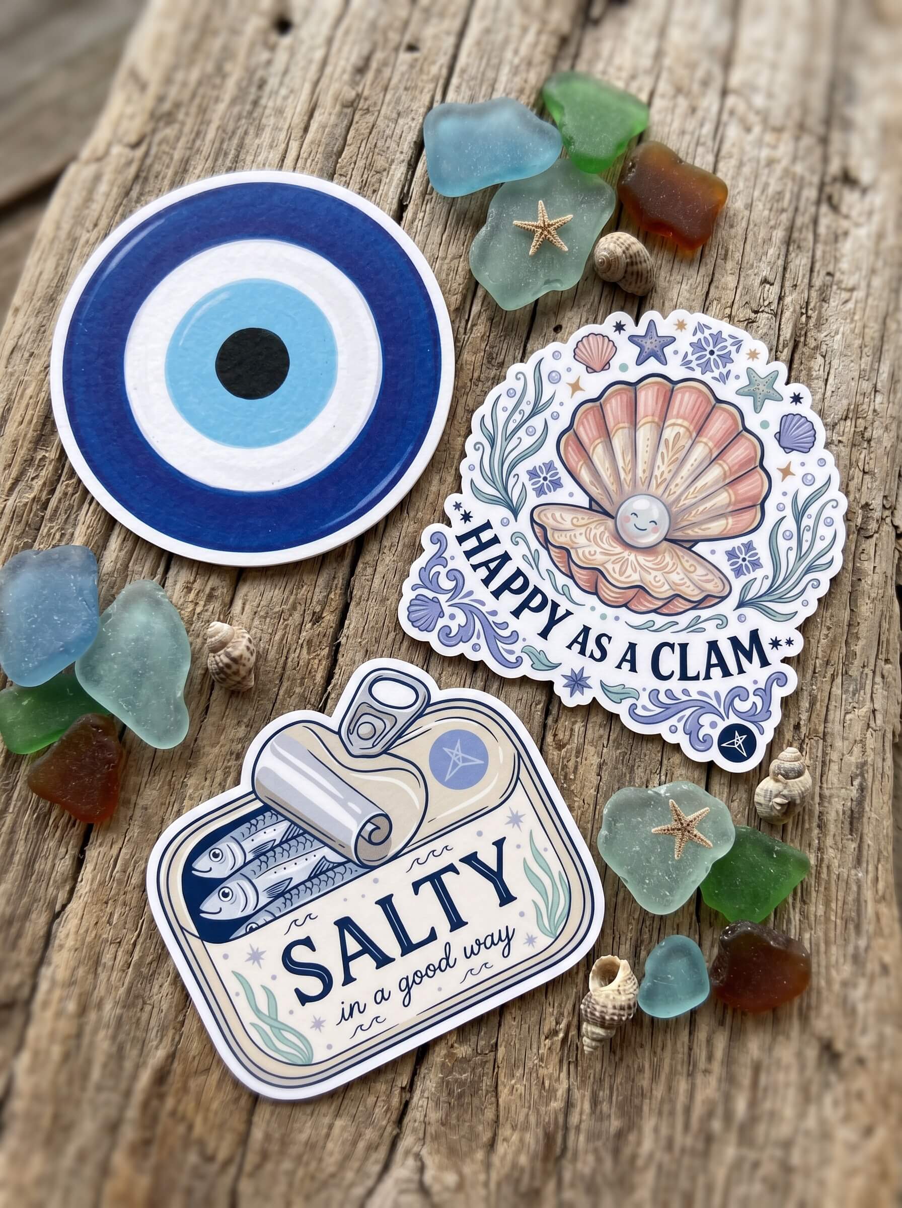 Salty Girl Sticker Pack