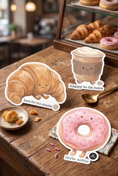 Here For The Snacks Sticker Pack - 