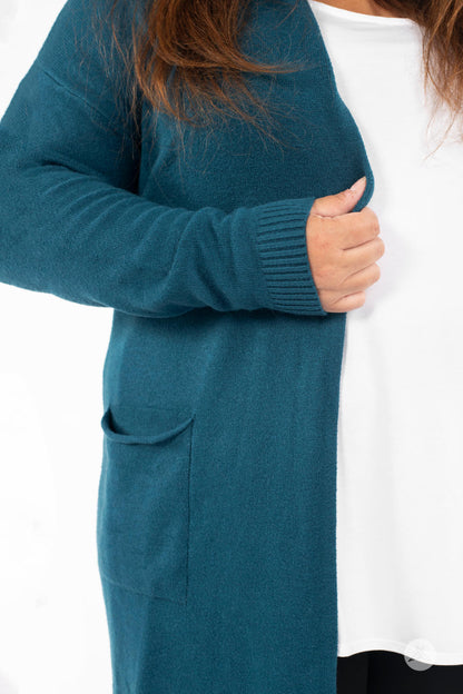 Ultra Soft Open Cardigan Northern Sea