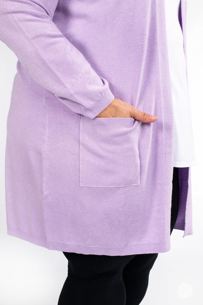 Spring Cardigan - Wisteria