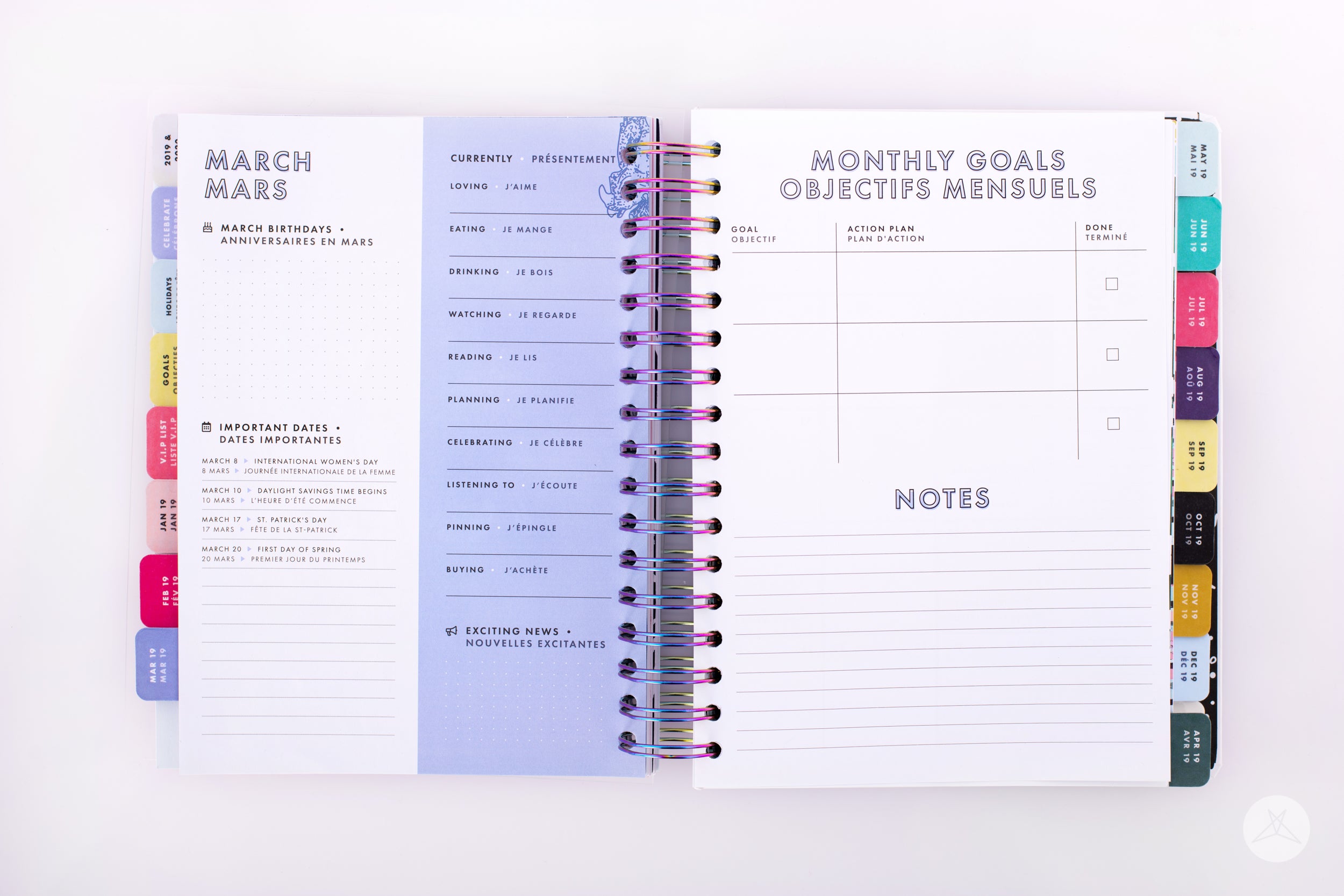 Limited 2019 Daybook (Bilingual) leggings - SweetLegs