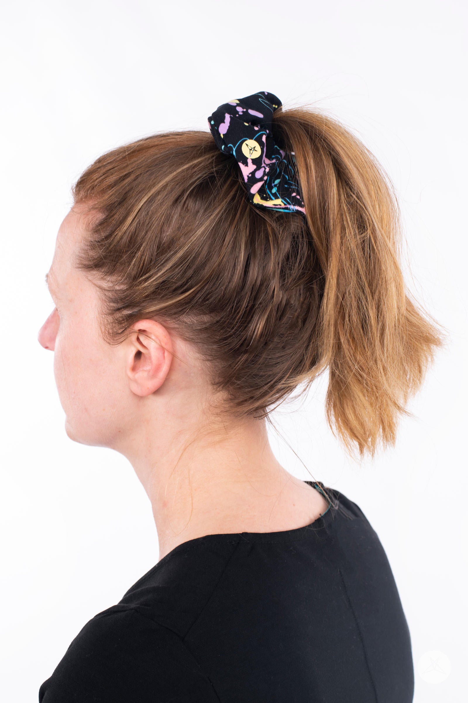 Pastel Splash Scrunchie