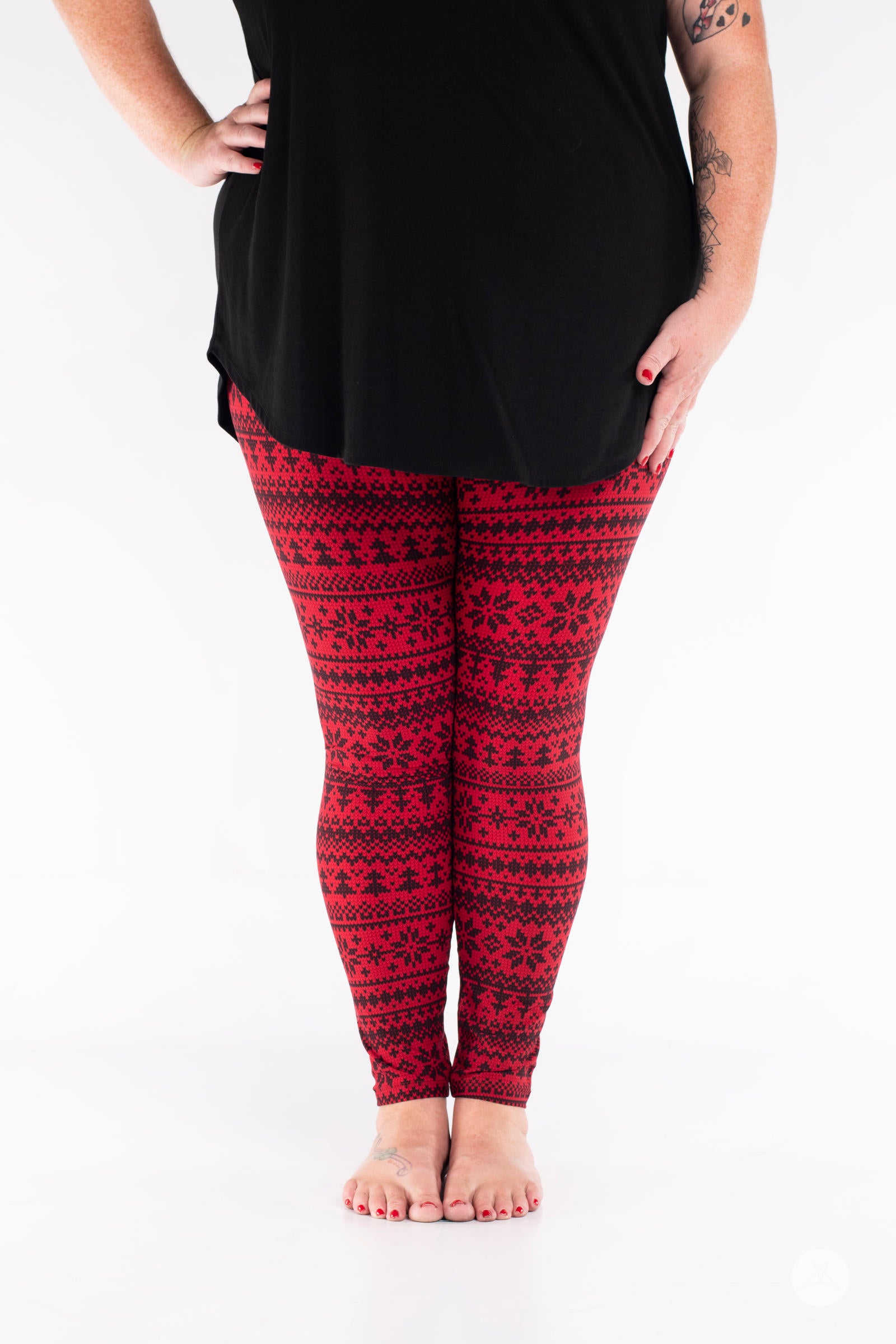 Santa's Sweater Plus size leggings