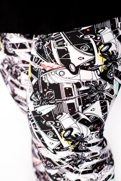 California Dreamin' Plus leggings - SweetLegs