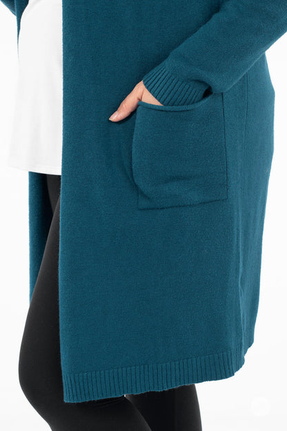 Ultra Soft Open Cardigan Northern Sea