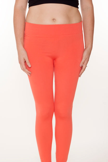 Sweet Tangerine Fleece leggings - SweetLegs