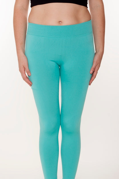 Aqua Marine Fleece leggings - SweetLegs